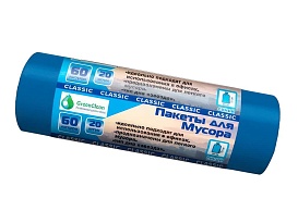 Мешки для мусора 60 л, синие, в рулоне 20 шт., ПНД, 7 мкм, 700х600 мм, MIRPACK Classik, 602051 в Воронеже Мешки для мусора 60 л, синие, в рулоне 20 шт., ПНД, 7 мкм, 700х600 мм, MIRPACK Classik, 602051 в Воронеже