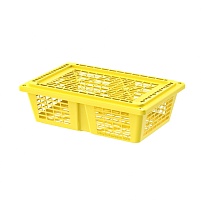 Ящик продуктовый универсальный желтый в Воронеже