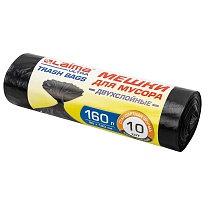 Мешки для мусора 160 л, черные, в рулоне 10 шт., ПВД, 30 мкм, 1200х900 мм, LAIMA ULTRA, 607694 в Воронеже Мешки для мусора 160 л, черные, в рулоне 10 шт., ПВД, 30 мкм, 1200х900 мм, LAIMA ULTRA, 607694 в Воронеже
