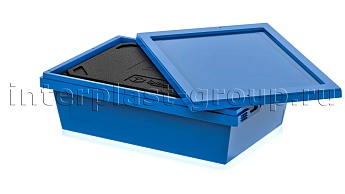 Изотермический контейнер KV 6416 в сборе с крышкой голубой в Воронеже