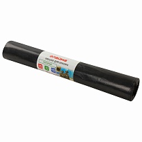Мешки для мусора 240 л, черные, в рулоне 10 шт., ПВД 50 мкм, 1400х900 мм, LAIMA, 605337 в Воронеже