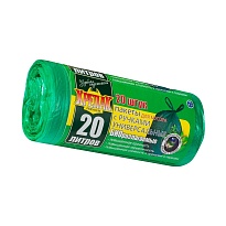 Мешки для мусора 20 л, биоразлагаемые, с ручками, черные, в рулоне 30 шт., ПНД, 10 мкм, 550х440 мм, Крепак, 4607075710047 в Воронеже Мешки для мусора 20 л, биоразлагаемые, с ручками, черные, в рулоне 30 шт., ПНД, 10 мкм, 550х440 мм, Крепак, 4607075710047 в Воронеже