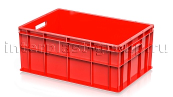 Ящик для молока, мяса, овощей и фруктов сплошной красный в Воронеже Ящик для молока, мяса, овощей и фруктов сплошной красный в Воронеже