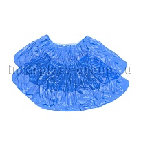 Бахилы голубые 2000 шт (1000 пар), 16 мкм, однослойные, с одной резинкой, Эконом в Воронеже