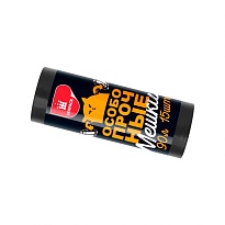 Мешки для мусора 90 л, черные, рулон 15 шт., ПНД, 20 мкм, 850х650 мм, Особопрочные, МП7825 в Воронеже