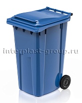 Контейнер для мусора 240 л голубой облегченный 240 голубой в Воронеже