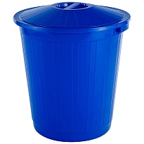 Мусорный бак с крышкой 70 л синий 70 синий в Воронеже Мусорный бак с крышкой 70 л синий 70 синий в Воронеже